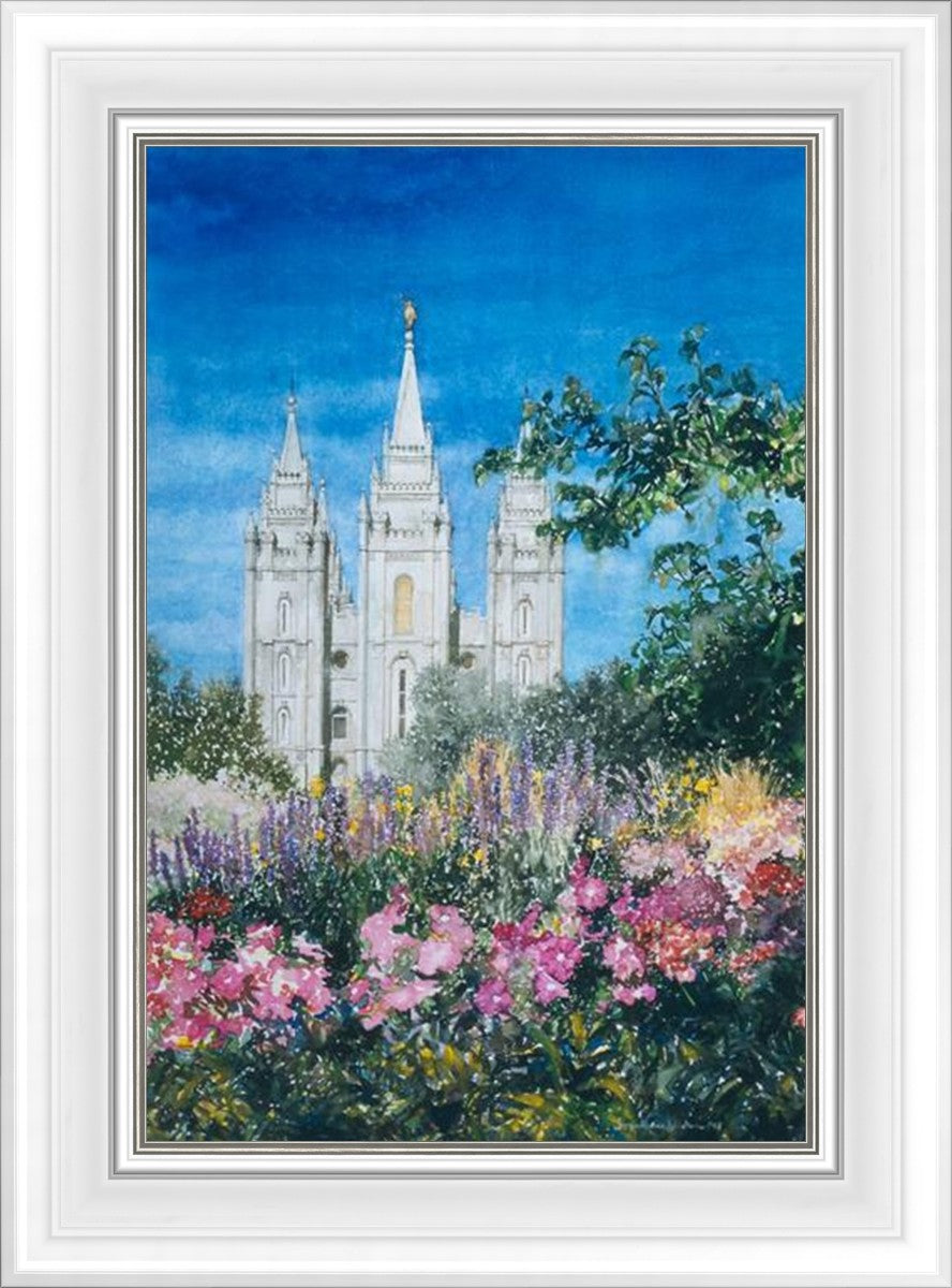 Salt Lake Temple in Summer