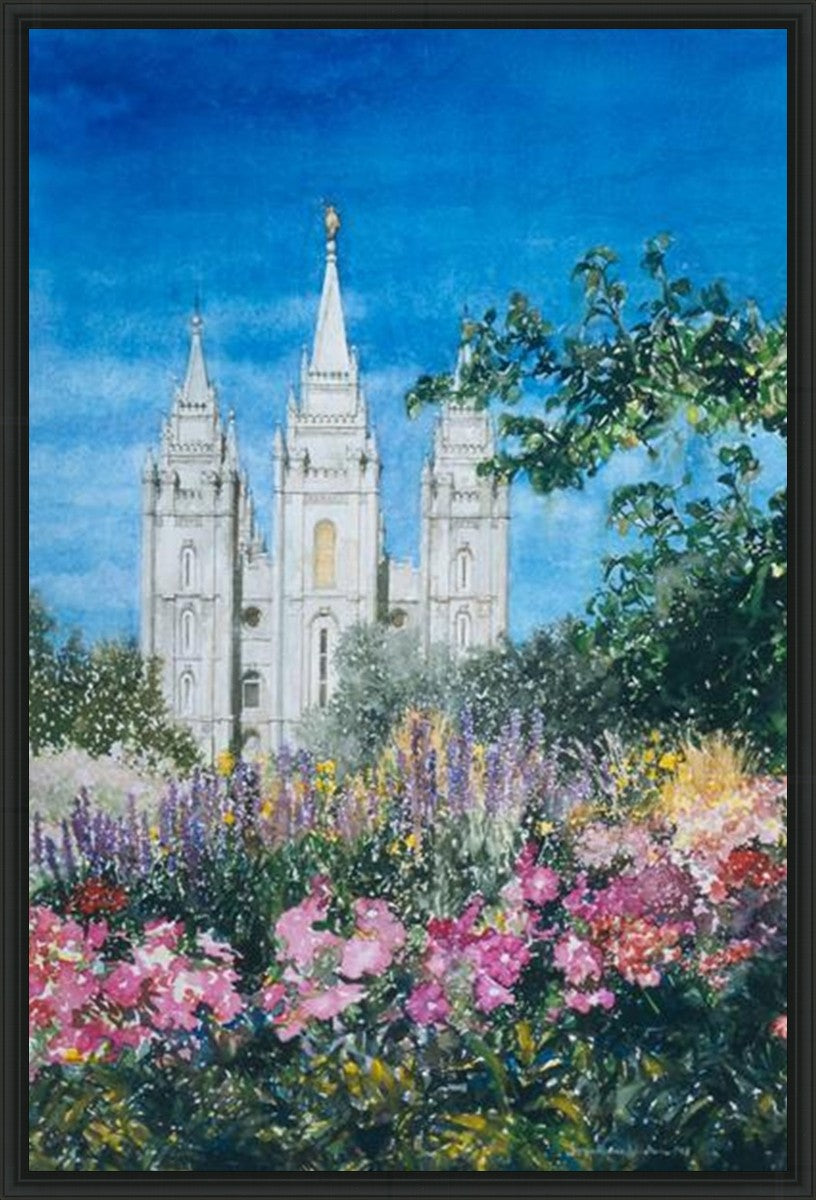 Salt Lake Temple in Summer