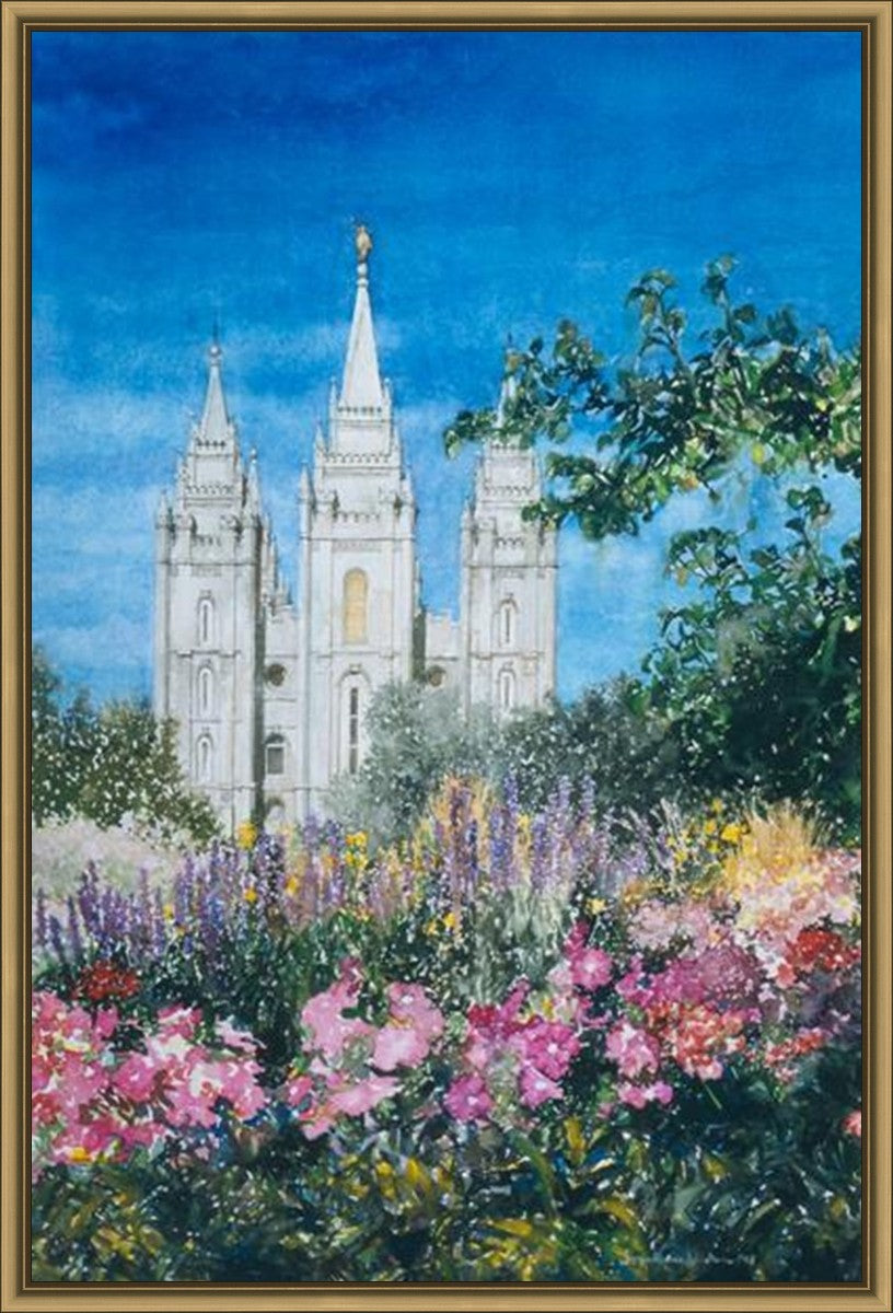 Salt Lake Temple in Summer