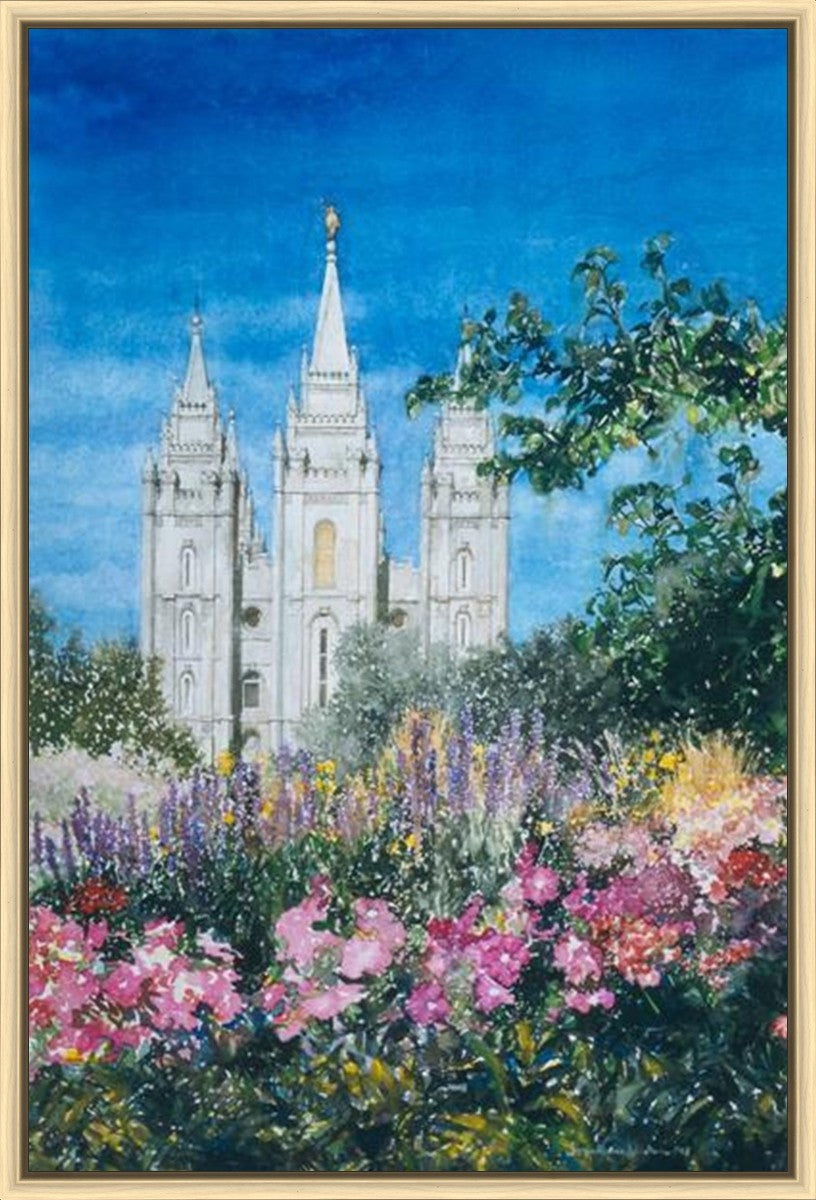 Salt Lake Temple in Summer