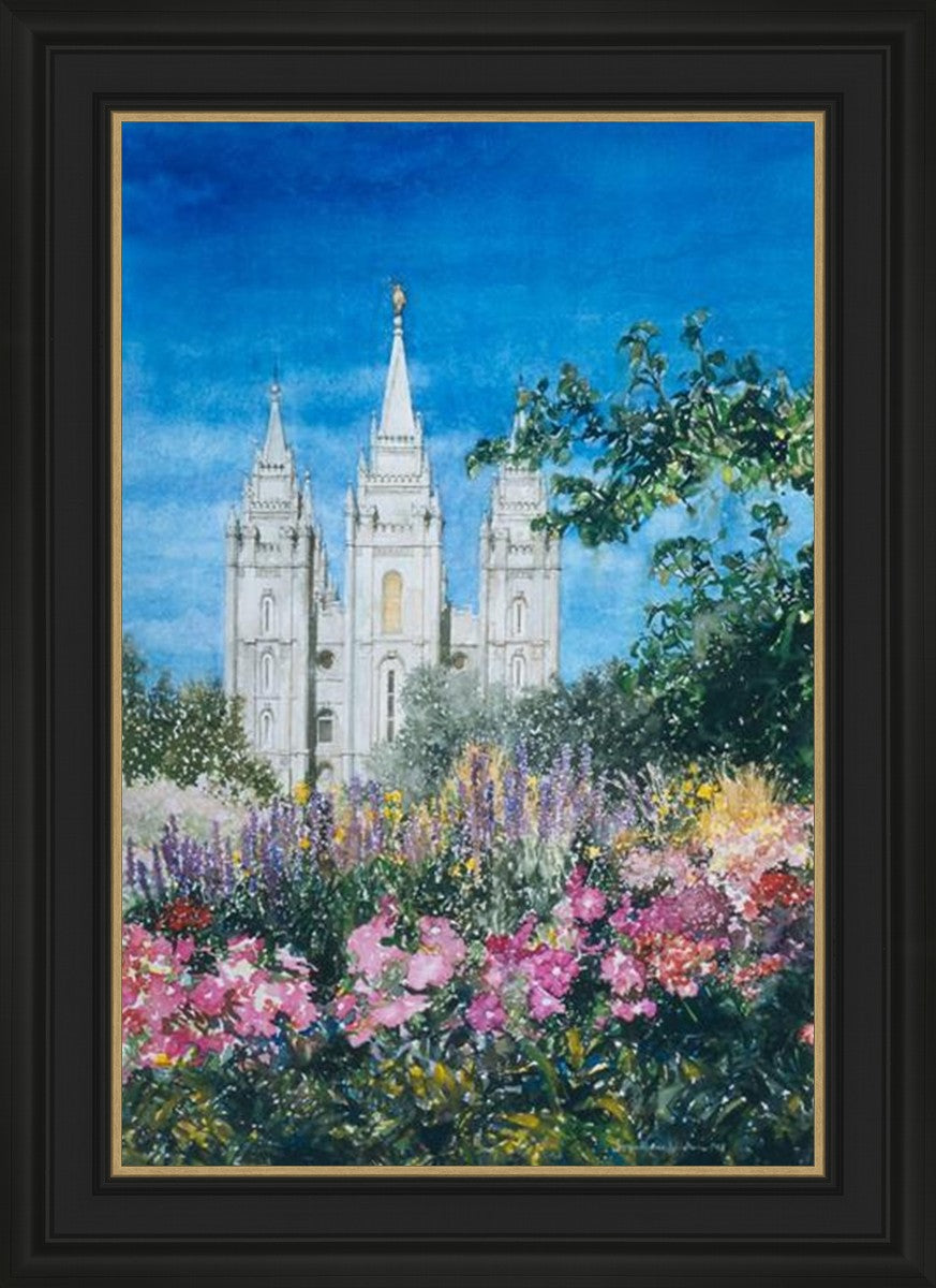 Salt Lake Temple in Summer