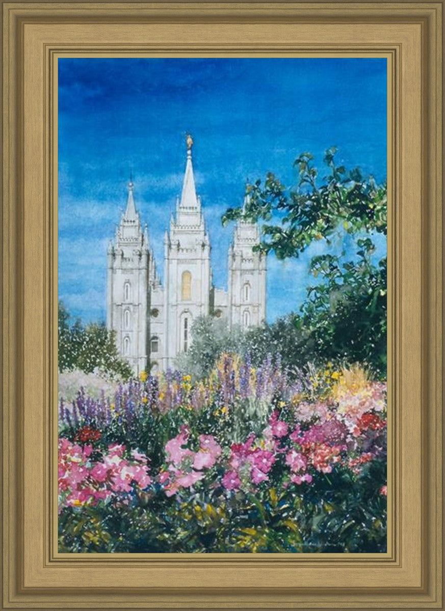 Salt Lake Temple in Summer