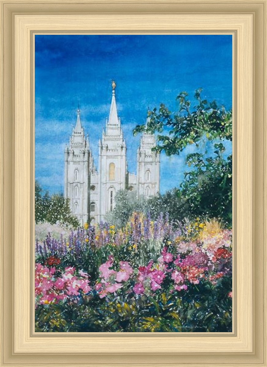 Salt Lake Temple in Summer