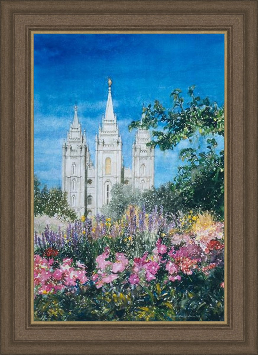 Salt Lake Temple in Summer
