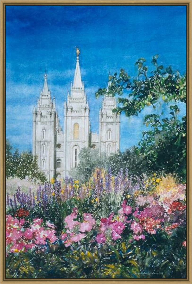 Salt Lake Temple in Summer