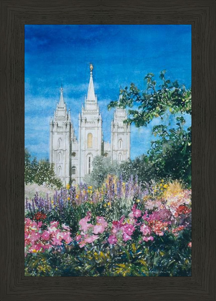 Salt Lake Temple in Summer