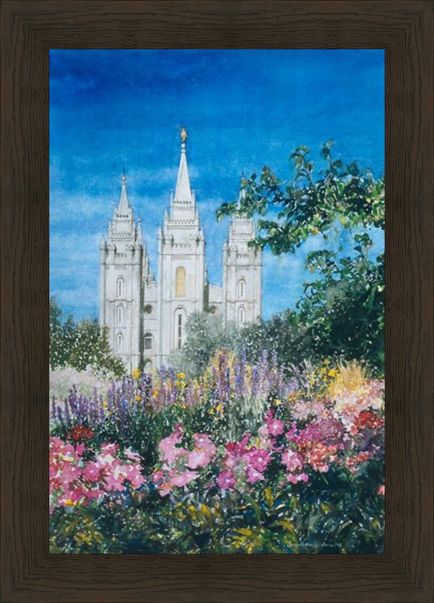 Salt Lake Temple in Summer