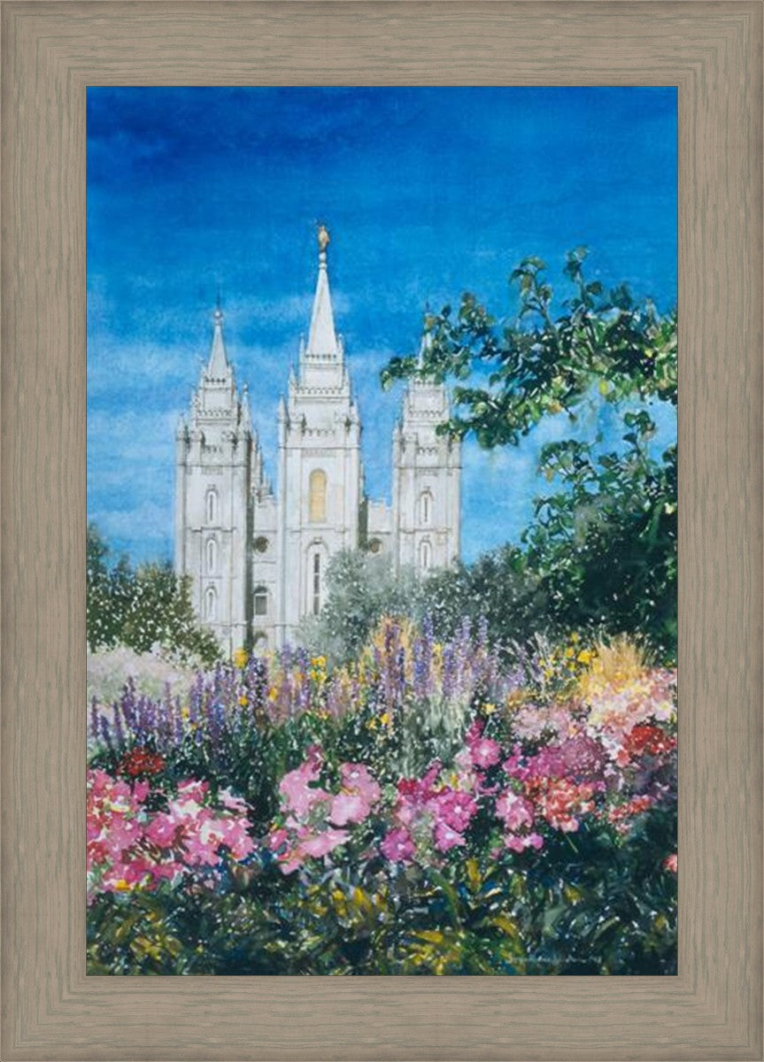 Salt Lake Temple in Summer