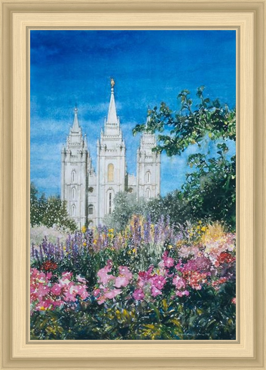 Salt Lake Temple in Summer