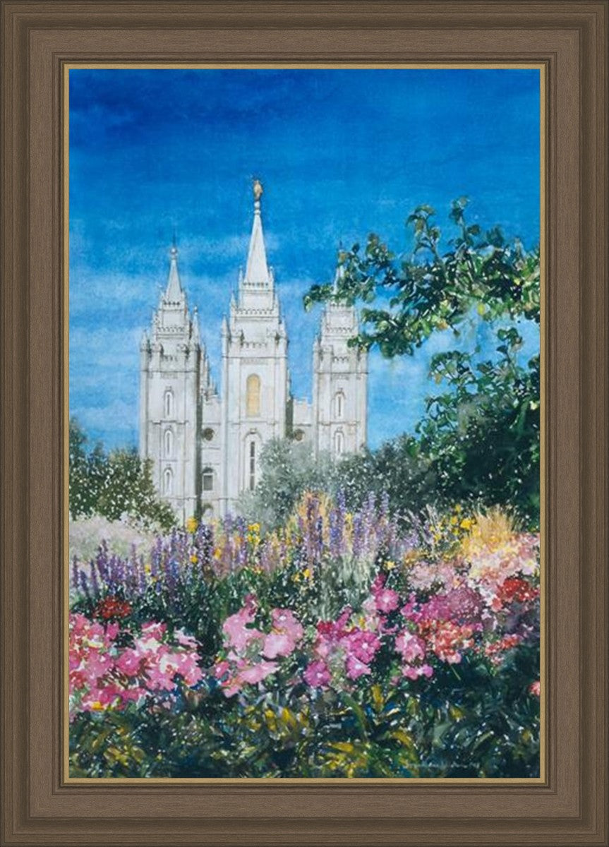 Salt Lake Temple in Summer