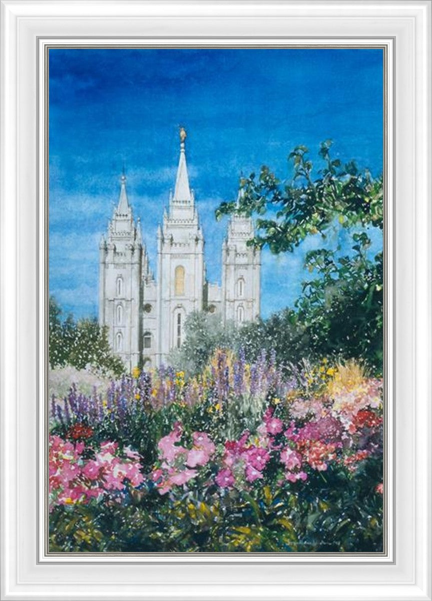Salt Lake Temple in Summer