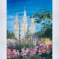 Salt Lake Temple in Summer