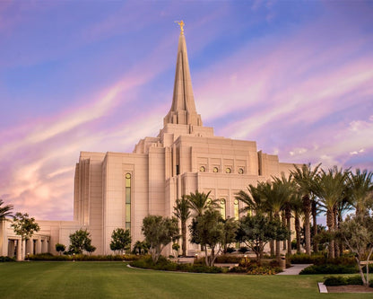 Gilbert Temple Descending Blessings Gallery Wrap