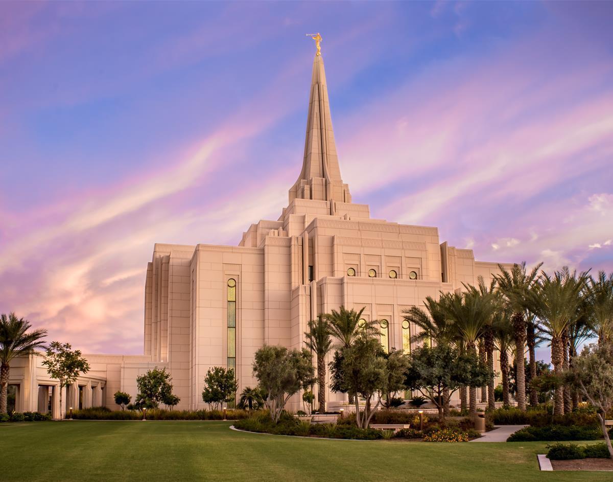 Gilbert Temple Descending Blessings Gallery Wrap