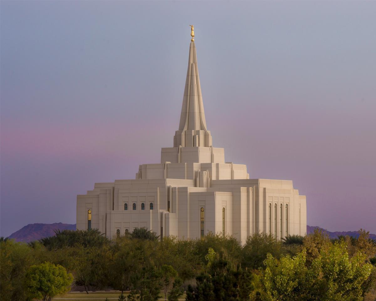 Gilbert Temple Desert Beacon Gallery Wrap