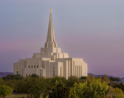 Gilbert Temple Desert Beacon Gallery Wrap