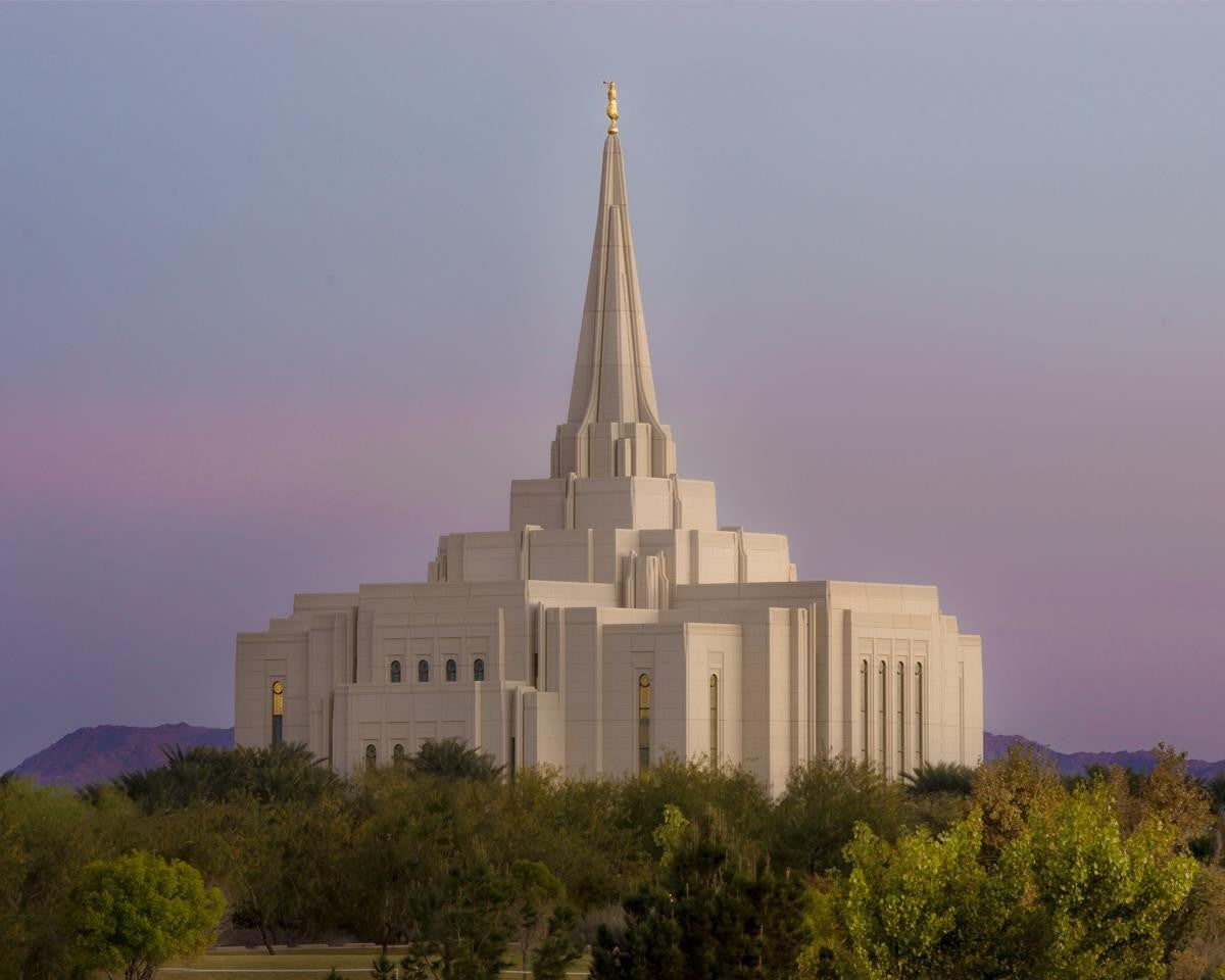 Gilbert Temple Desert Beacon Gallery Wrap