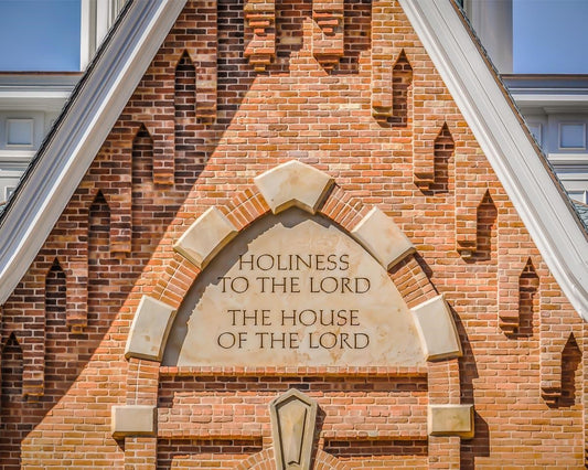 Provo City Center Temple Bearing All Things Gallery Wrap