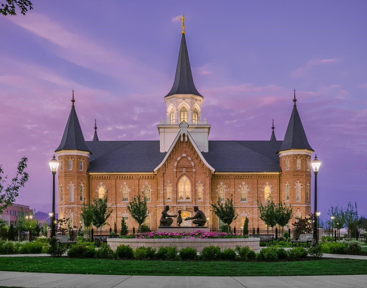 Provo City Center Temple His Love Endureth All Things Gallery Wrap