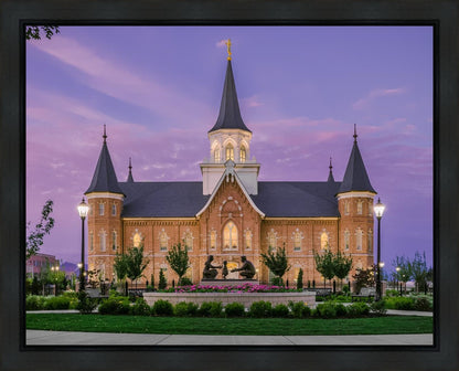Provo City Center Temple His Love Endureth All Things Gallery Wrap