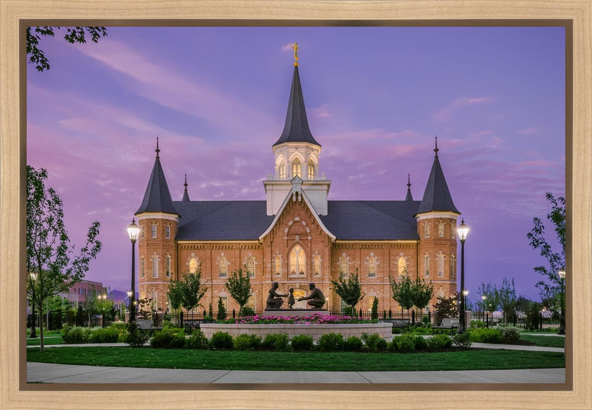 Provo City Center Temple His Love Endureth All Things Gallery Wrap