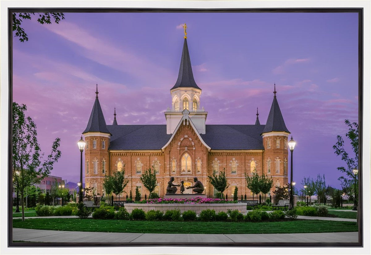 Provo City Center Temple His Love Endureth All Things Gallery Wrap