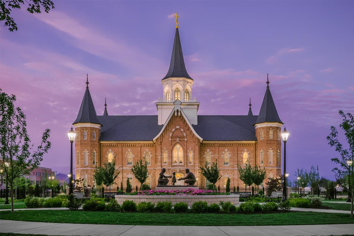 Provo City Center Temple His Love Endureth All Things Gallery Wrap