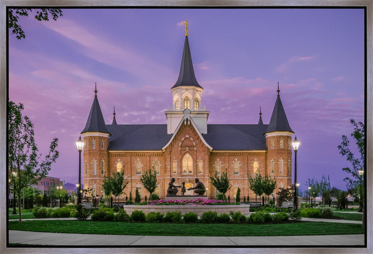 Provo City Center Temple His Love Endureth All Things Gallery Wrap