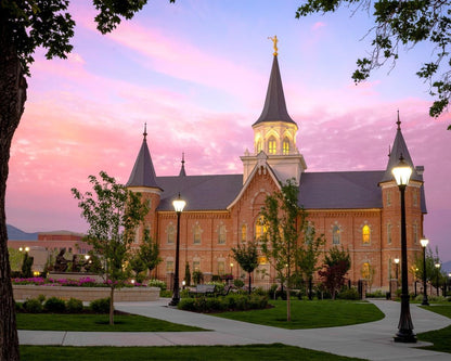 Provo City Center Temple Pioneer Pathways Gallery Wrap