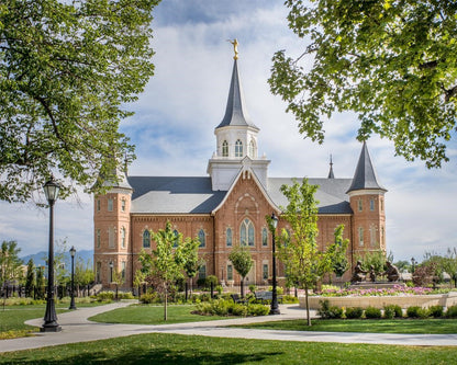 Provo City Center Temple Sacred Gardens Gallery Wrap