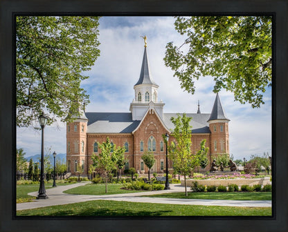 Provo City Center Temple Sacred Gardens Gallery Wrap
