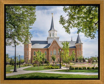 Provo City Center Temple Sacred Gardens Gallery Wrap