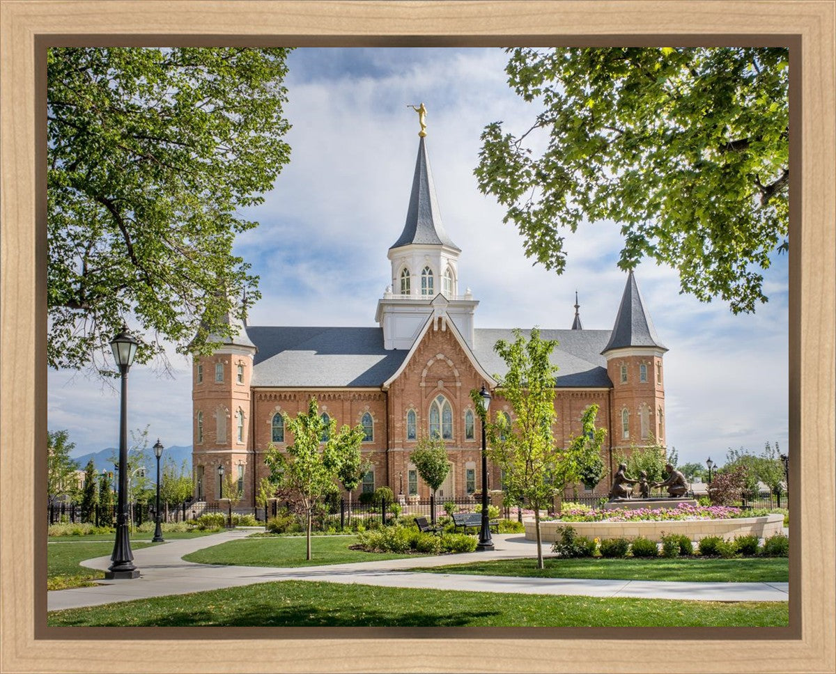 Provo City Center Temple Sacred Gardens Gallery Wrap