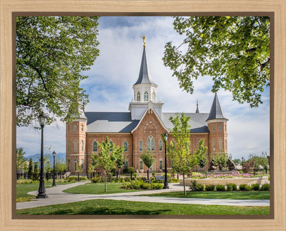 Provo City Center Temple Sacred Gardens Gallery Wrap