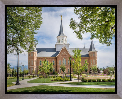 Provo City Center Temple Sacred Gardens Gallery Wrap