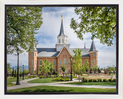 Provo City Center Temple Sacred Gardens Gallery Wrap