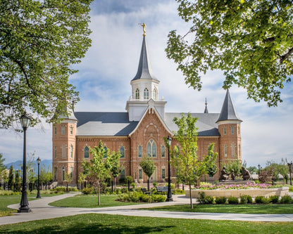 Provo City Center Temple Sacred Gardens Gallery Wrap