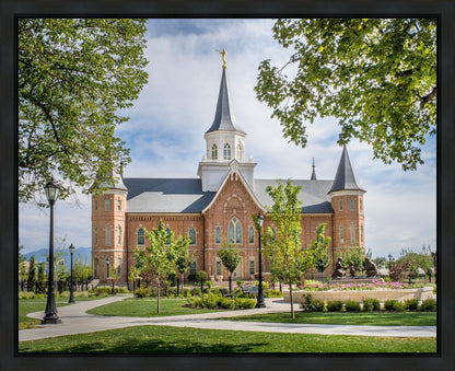 Provo City Center Temple Sacred Gardens Gallery Wrap