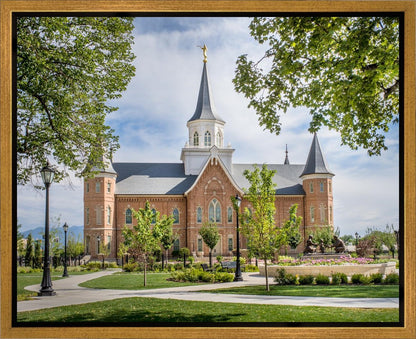 Provo City Center Temple Sacred Gardens Gallery Wrap