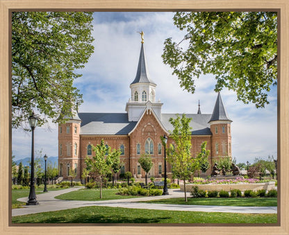 Provo City Center Temple Sacred Gardens Gallery Wrap