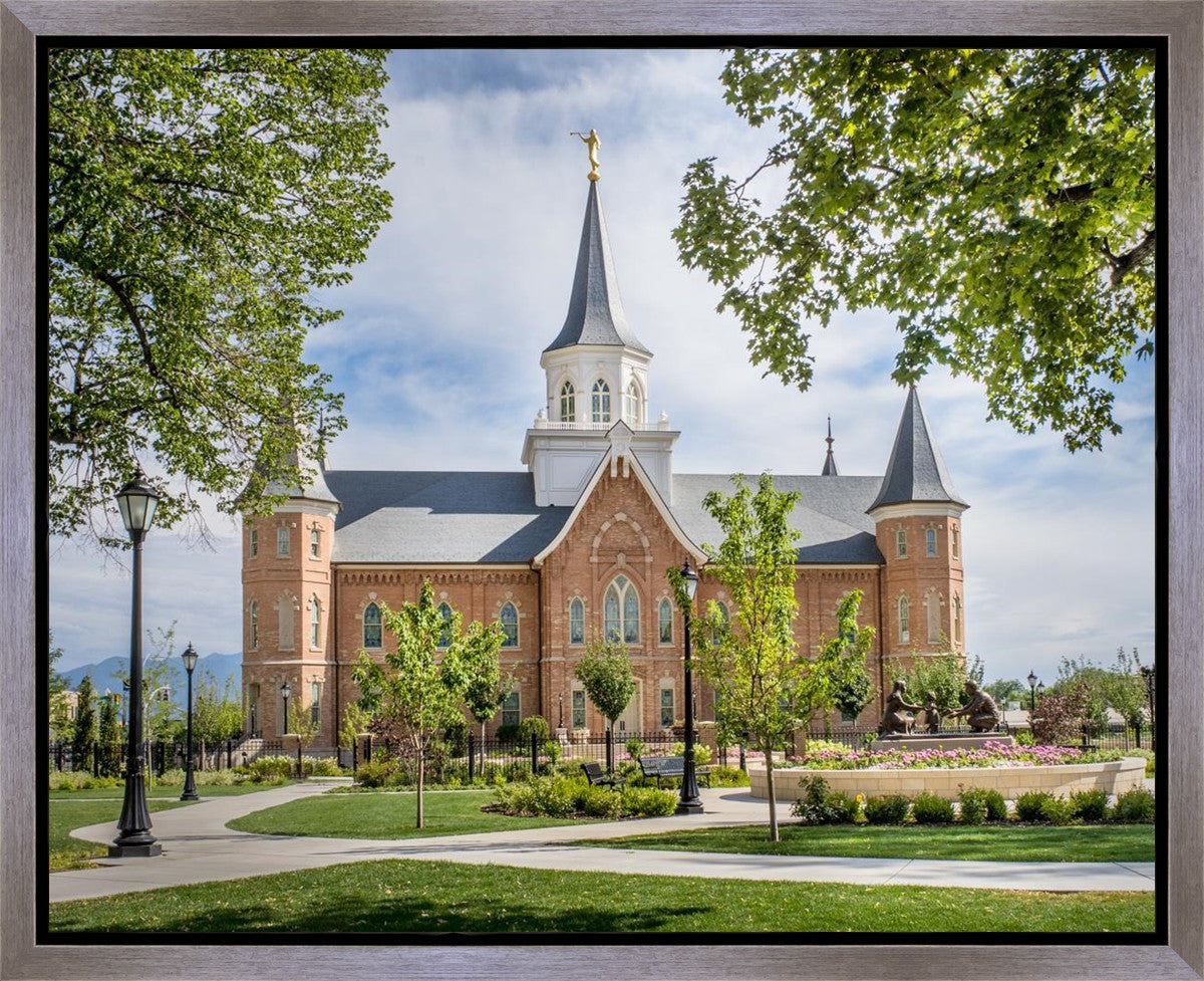 Provo City Center Temple Sacred Gardens Gallery Wrap