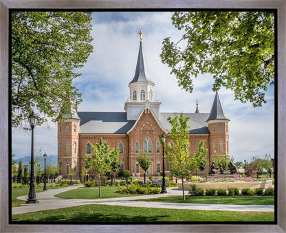 Provo City Center Temple Sacred Gardens Gallery Wrap