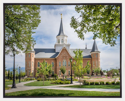 Provo City Center Temple Sacred Gardens Gallery Wrap