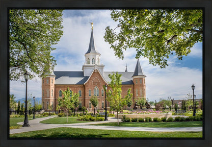 Provo City Center Temple Sacred Gardens Gallery Wrap