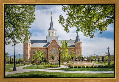 Provo City Center Temple Sacred Gardens Gallery Wrap