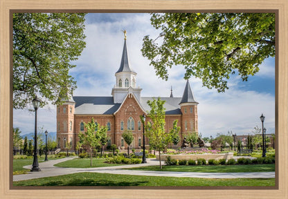 Provo City Center Temple Sacred Gardens Gallery Wrap