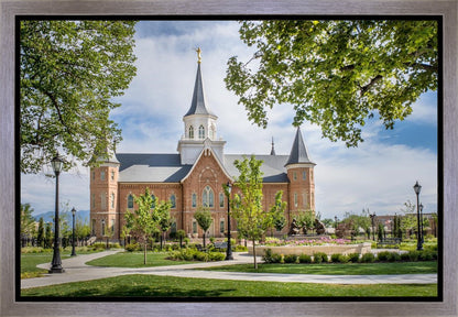 Provo City Center Temple Sacred Gardens Gallery Wrap