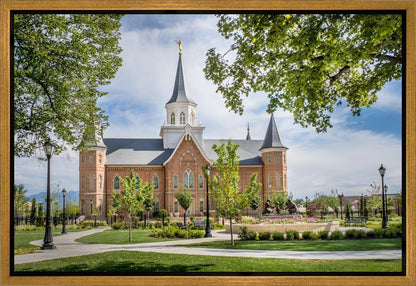 Provo City Center Temple Sacred Gardens Gallery Wrap