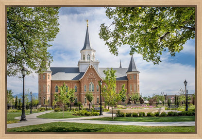 Provo City Center Temple Sacred Gardens Gallery Wrap