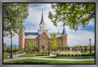 Provo City Center Temple Sacred Gardens Gallery Wrap